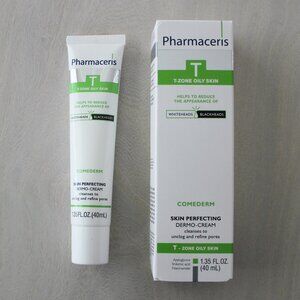 NEW Pharmaceris Comederm Skin Perfecting Dermo-Cream for T-Zone Oily Skin, 40 mL